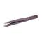 Purple Skin Professional Eyebrow Tweezers with Oblique Tip