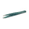 Skin Green Professional Eyebrow Tweezers with Oblique Tip