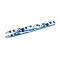 Mukka Blue Professional Eyebrow Tweezers with Oblique Tip