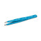 Professional eyebrow tweezers Bubble Mix Blue with Slanted Tip