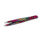 Flower Fantasy professional eyebrow tweezers light multicolour with blique Tip