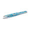 Heavenly Flowers Professional Eyebrow Tweezers with Oblique Tip