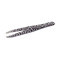 Black Spotted Professional Eyebrow Tweezers with Oblique Tip
