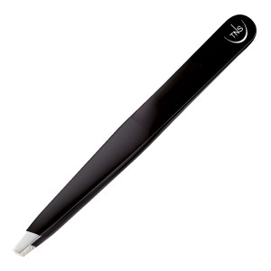 Black slant tweezers