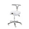 Corsa V swivel stool white