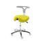 Corsa V swivel stool on castors colour Lime