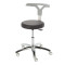 Monza swivel stool colour charcoal grey