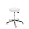 Monza T stool with wheels colour White