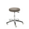 Monza T stool with wheels colour Chrome