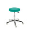 Monza T stool with wheels colour agave green