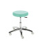 Tabouret en T Monza avec roues, couleur vert clair