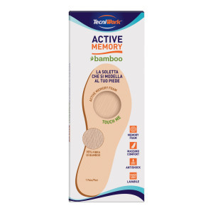 Soletta con rivestimento in fibra di bambù Active Memory Bamboo Misura 36 1 paio