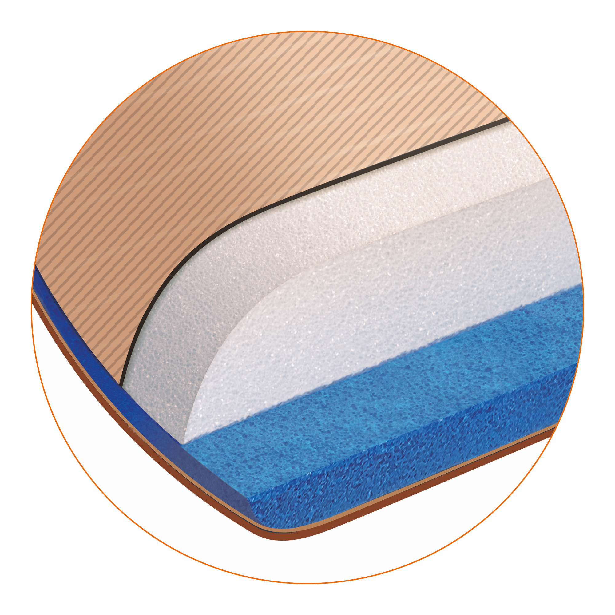 Soletta con rivestimento in fibra di bambù Active Memory Bamboo Misura 36 1 paio