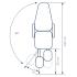 Beta 1-motor electric chair with foot control