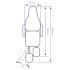 Beta 1-motor electric chair with foot control