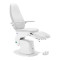 Fauteuil Deltaplus avec 2 moteurs et appuie-tête blanc