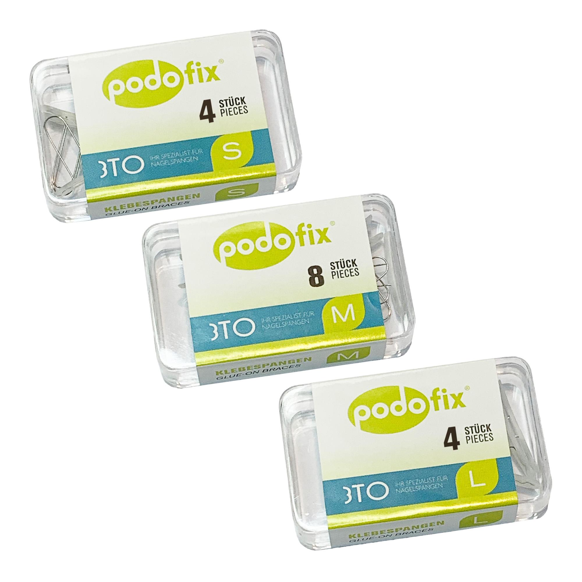 Komplettes aktives Klebespangensystem Podofix Set