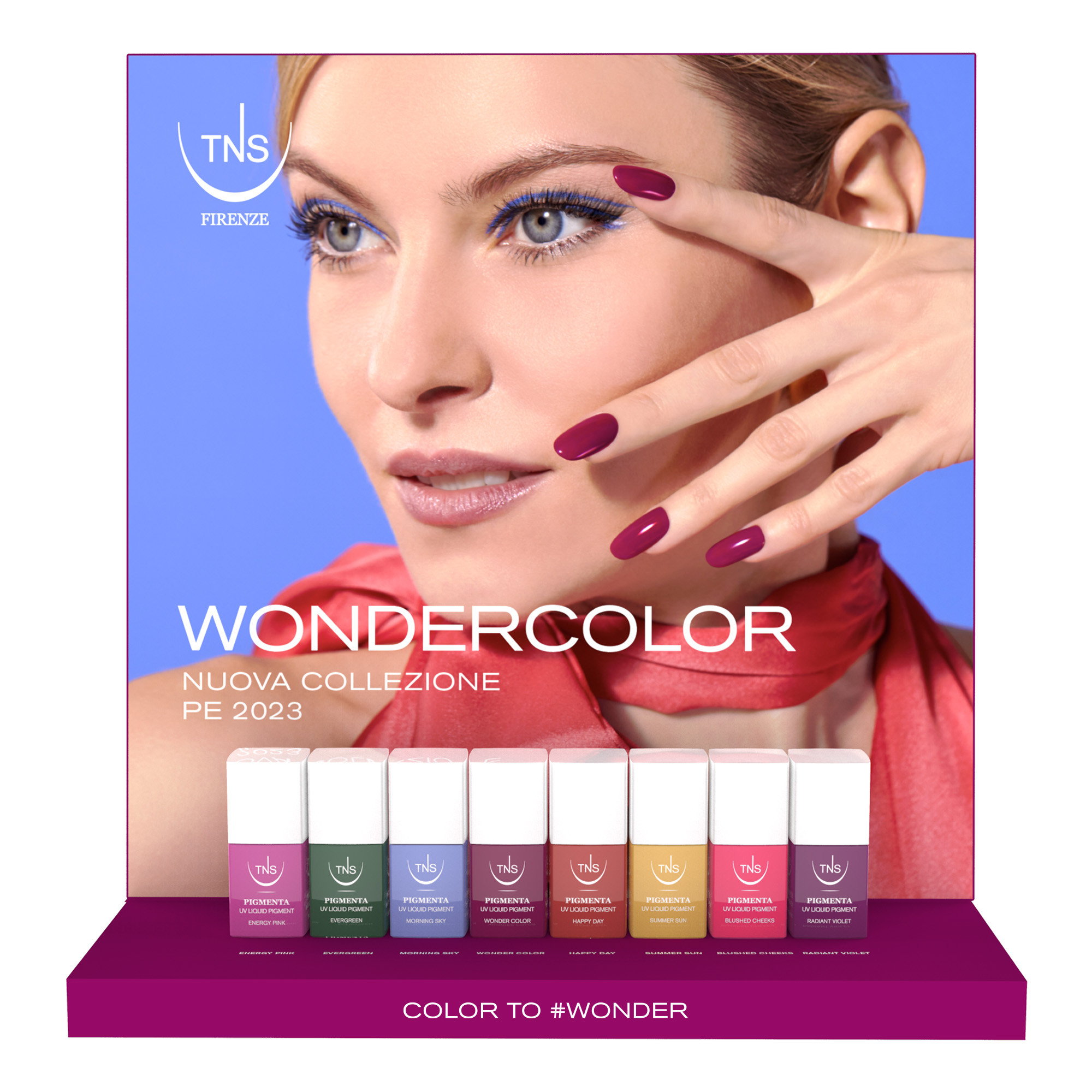 Wondercolor Kollektion Frühjahr/Sommer 2023 Pigmenta TNS 10 Stück.