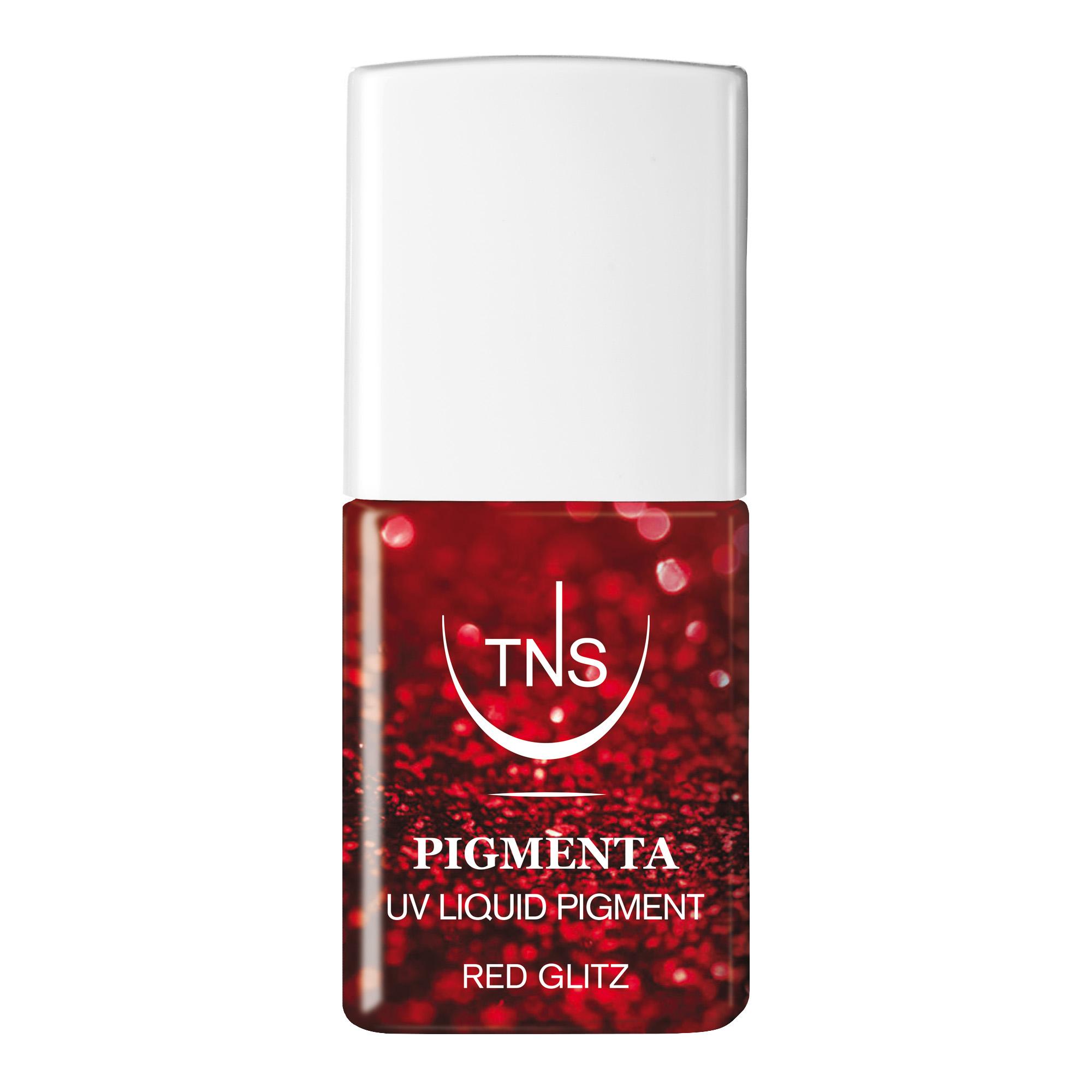 UV Flüssigpigment Red Glitz Rot 10 ml Pigmenta TNS