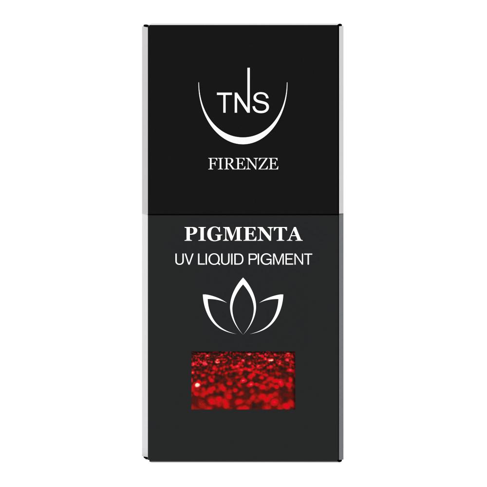 UV Liquid Pigment Red Glitz glitter red 10 ml Pigmenta TNS