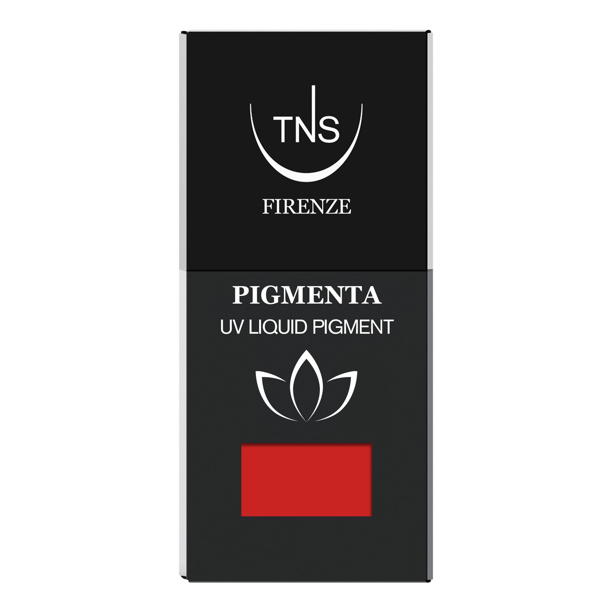 Pigmento líquido UV Dynamic Red rojo anaranjado 10 ml Pigmenta TNS