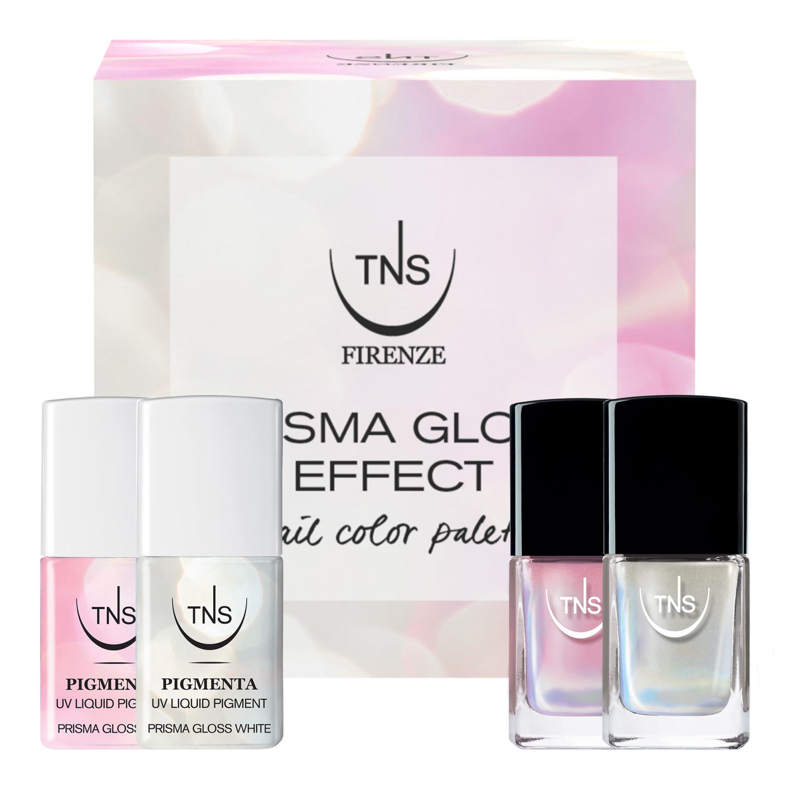 Prisma Gloss Effect Kit von TNS Pigmenta und schillernde Nagellacke