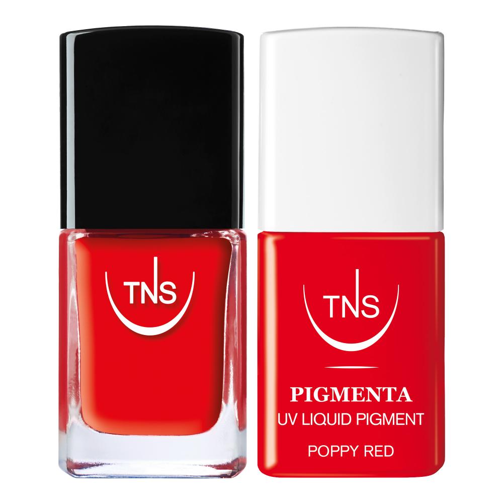 Kit Pigmenta et Vernis à Ongles Glam Duo Red TNS