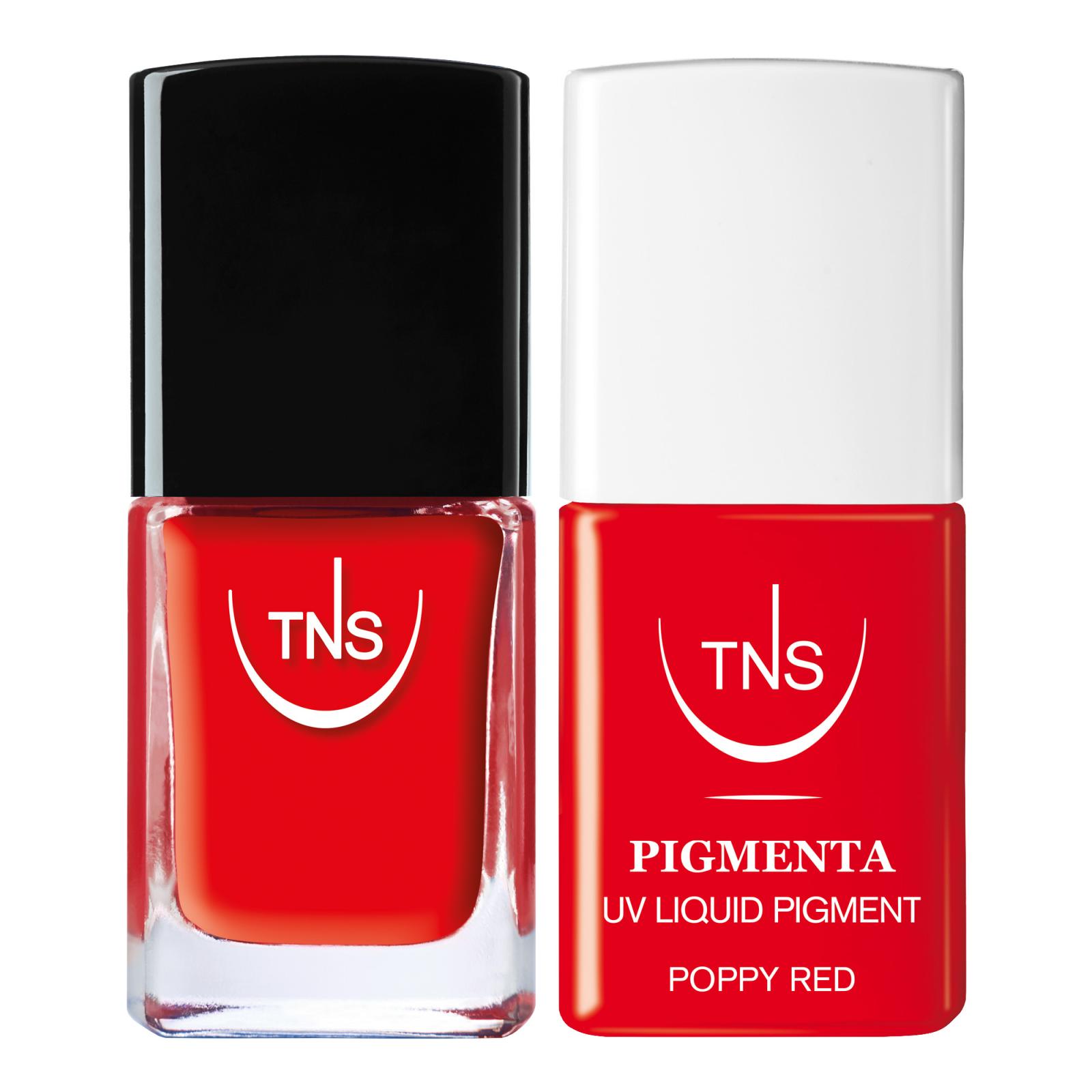 Kit Pigmenta et Vernis à Ongles Glam Duo Red TNS