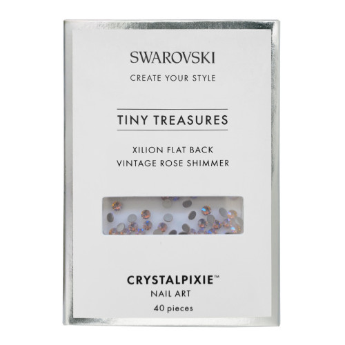 Xilion Flat Back - Vintage Rose Shimmer 40 pcs - Swarovski Tiny Treasures