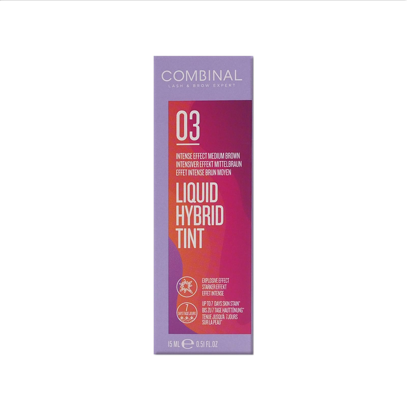 Combinal Hybrid hybrid eyebrow tint, brown colour, 15 ml
