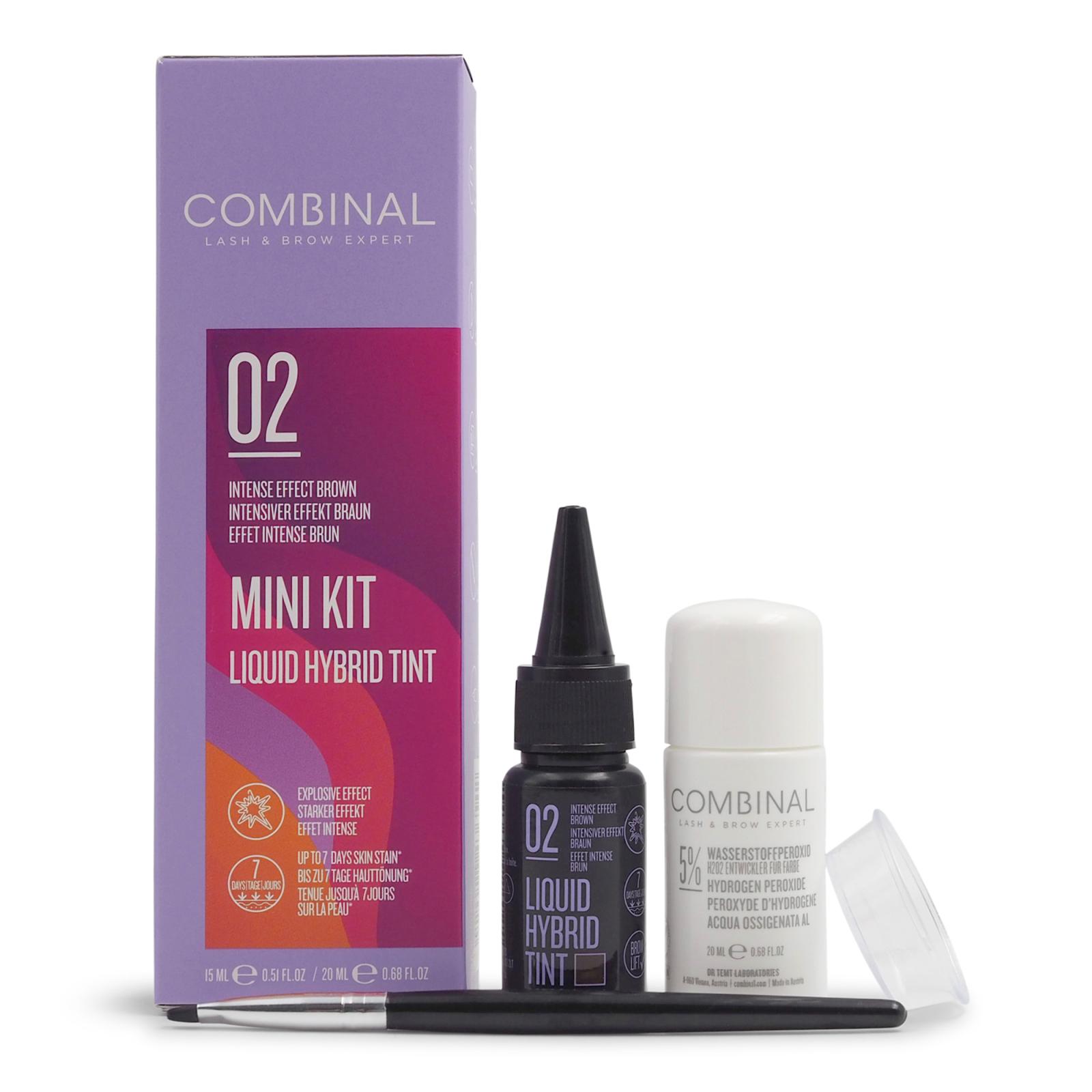 Hybrid eyebrow dye Mini kit colour Intense brown