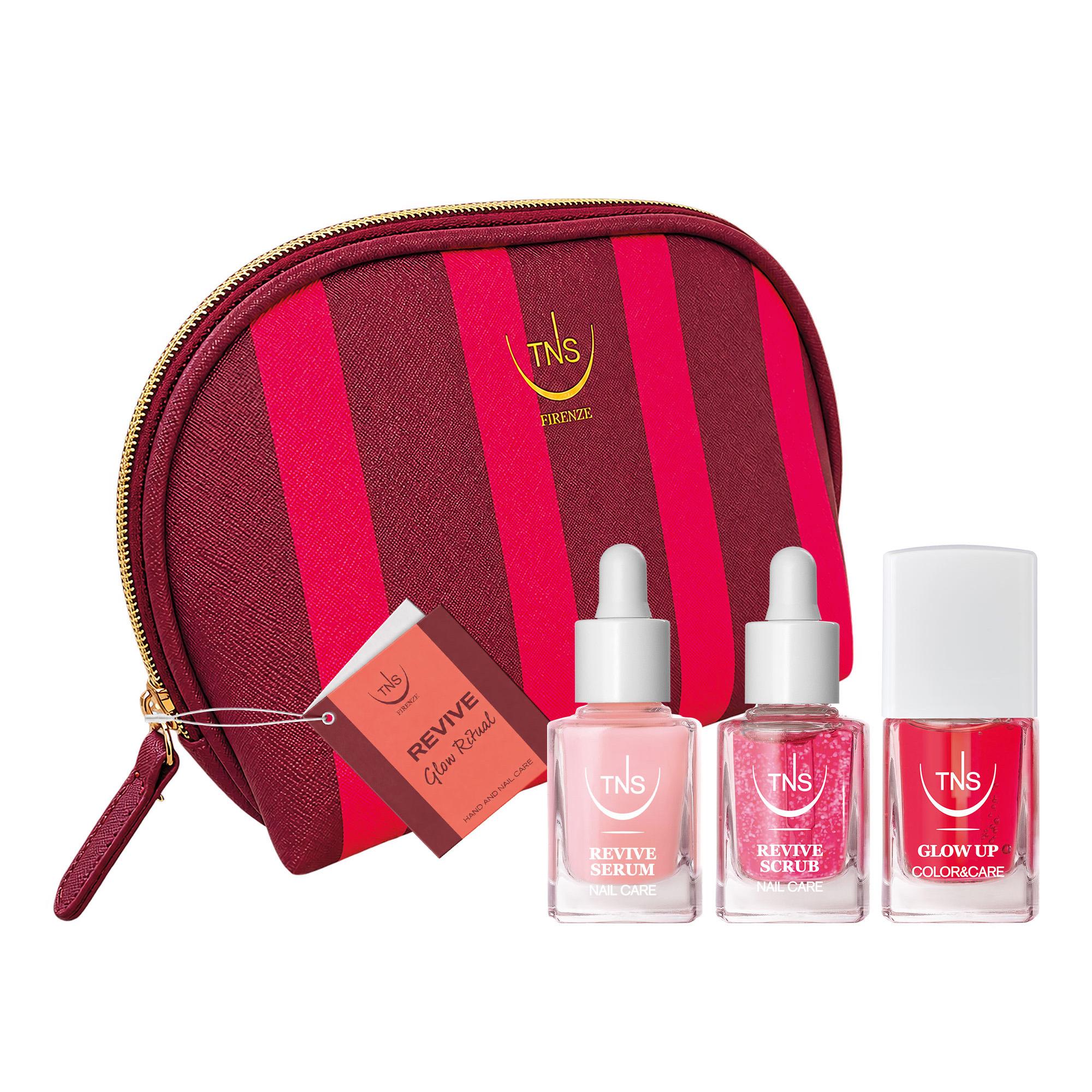 Beauty Gift Revive Glow Ritual con Scrub, Maschera e Trattamento unghie TNS