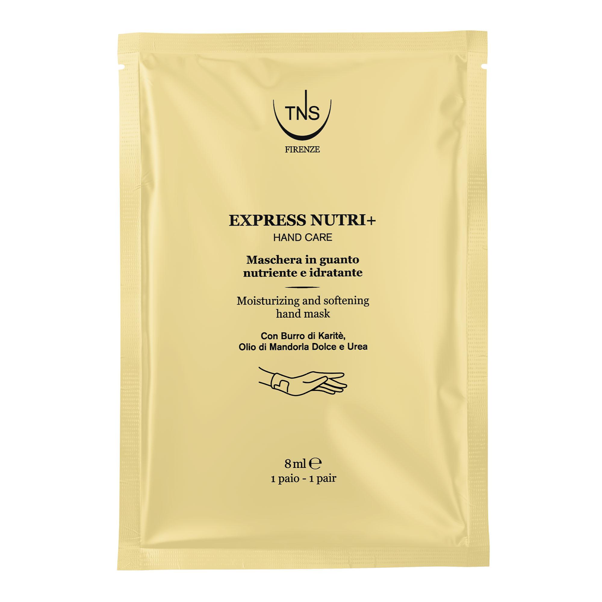 Beauty-Geschenkset „Velvet Hand Ritual“: Nutri+ Handcreme, Nagelöl und TNS-Handschuhmaske