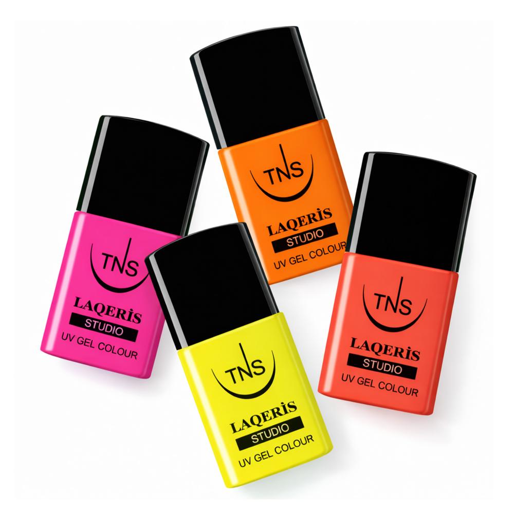 Promozione Smalto semipermanente Laqèris Studio TNS 4 colori Fluo