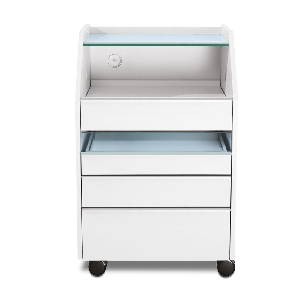 Promozione Riunito postazione di lavoro mobile Podocart e Lampada Led con lente 3 dt