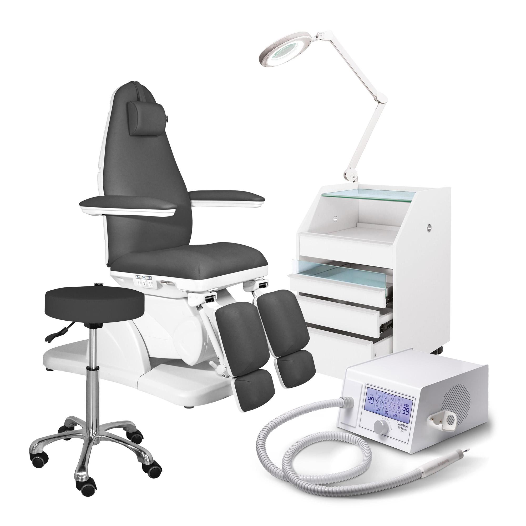 Promozione Cabina Pedicure Professionale Completa   Grigio Scuro