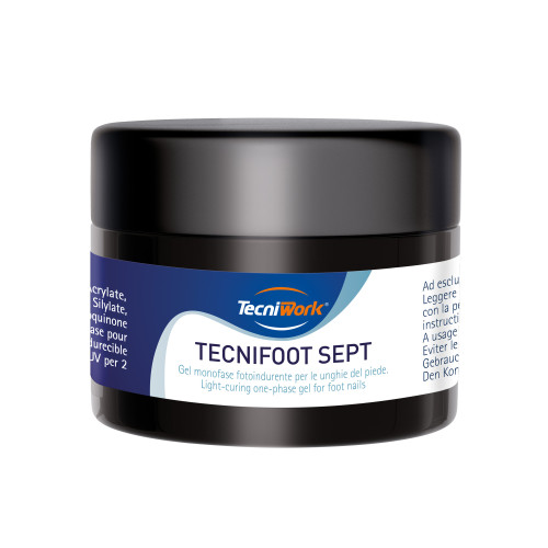 TecniFoot Sept 25 ml Gel auto-modelant et photopolymérisable en une seule étape