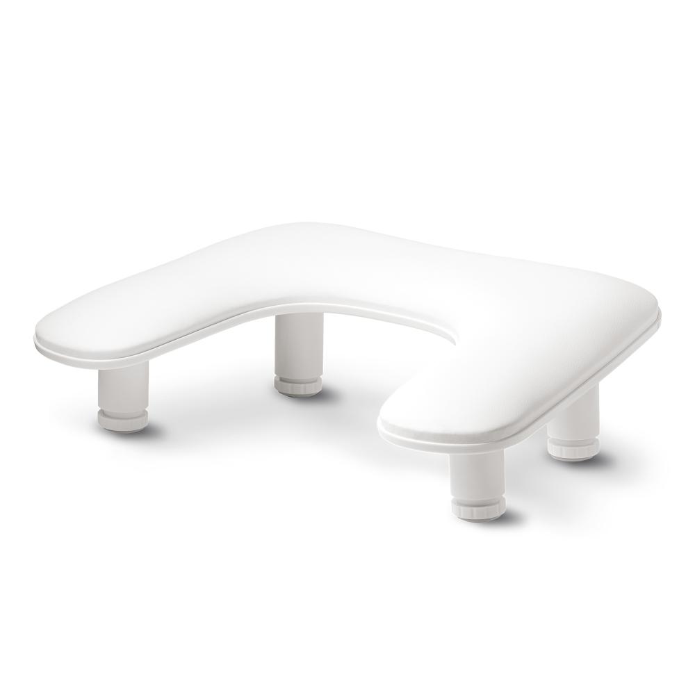 Adjustable and tiltable hand rest, 1 piece