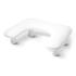 Adjustable and tiltable hand rest, 1 piece