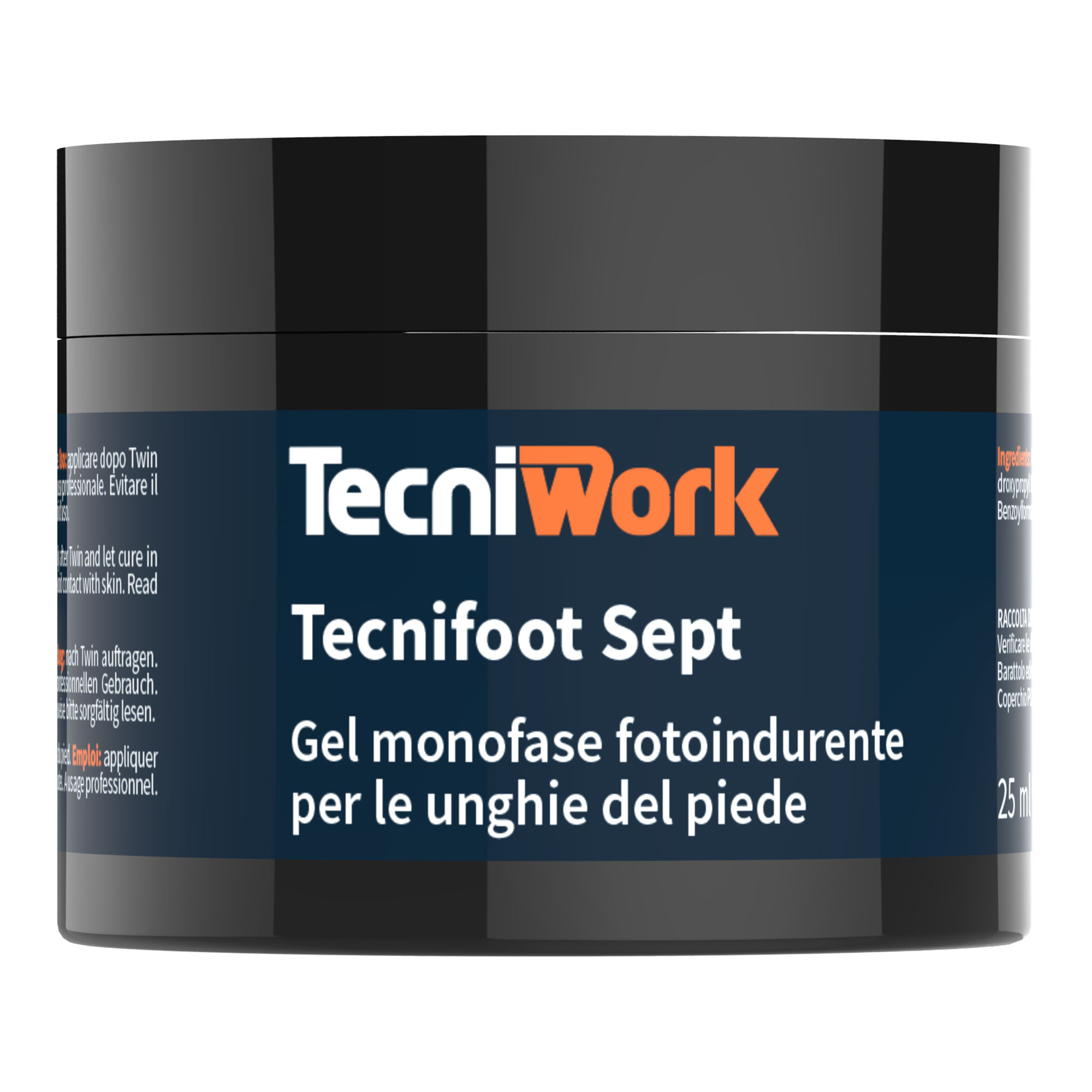 Tecnifoot Sept Clear gel auto-modelant et photopolymérisable en une seule étape 25 ml