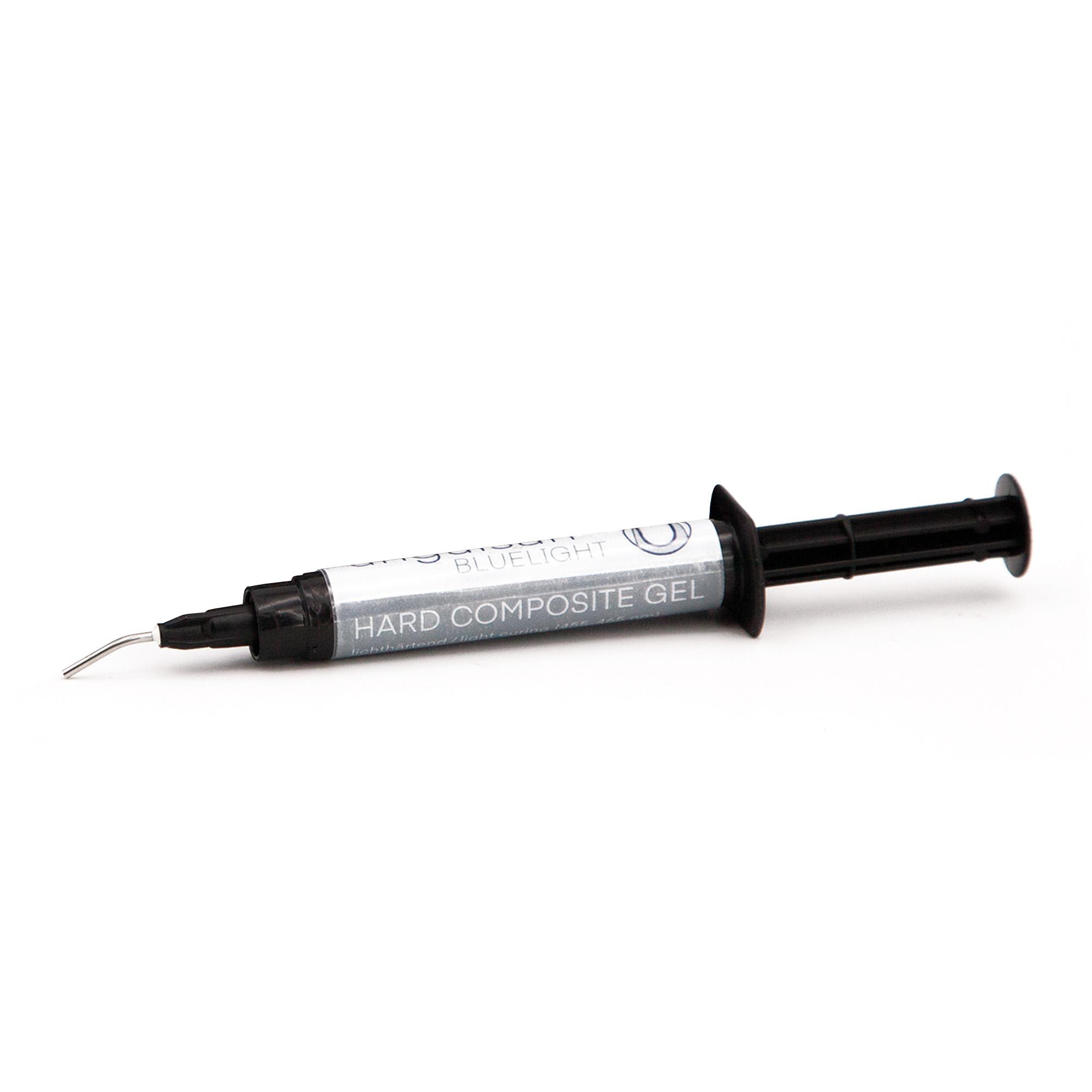 UNGUISAN® Hard Composite Light Curing UV Gel in syringe applicator 3 ml 1 pc
