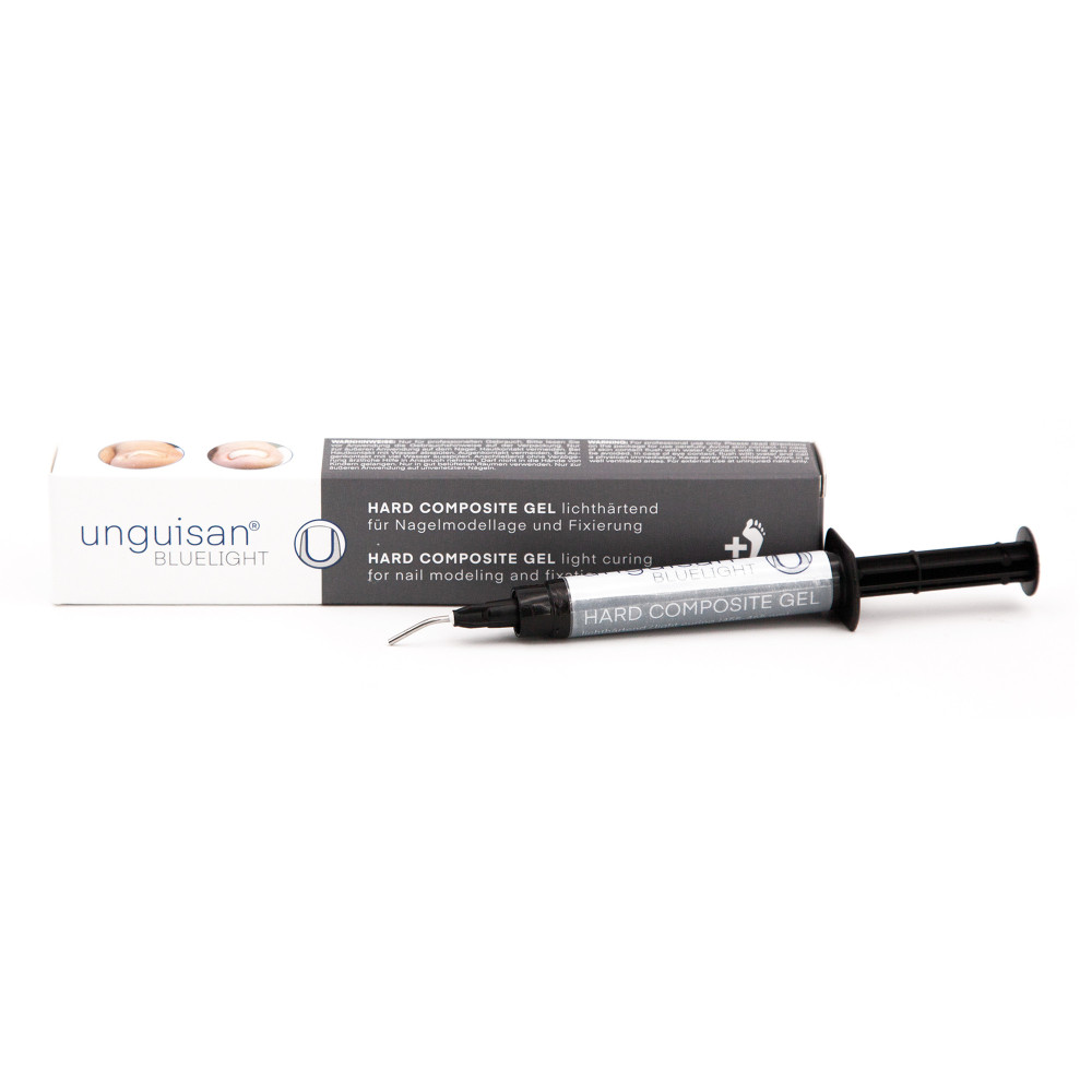 UNGUISAN® Gel Hard UV monophasé photopolymérisable avec applicateur-seringue 3 ml 1 pc