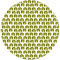 Hellgrüne runde Strasssteine 100 Stück