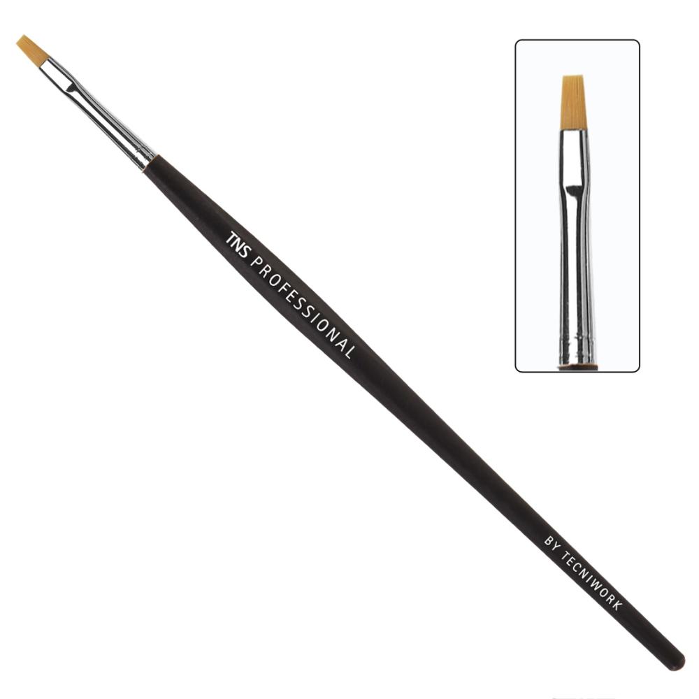 TNS professional nail design brush Flat tip # 2
