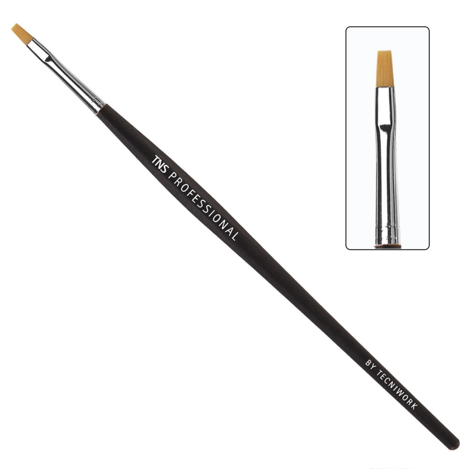 TNS professional nail design brush Flat tip # 2