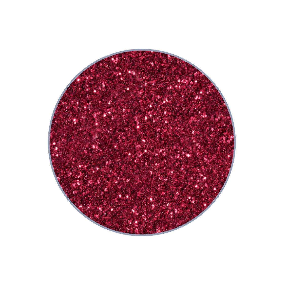 Coloured UV gel glitter for nail design Red TNS 5 ml