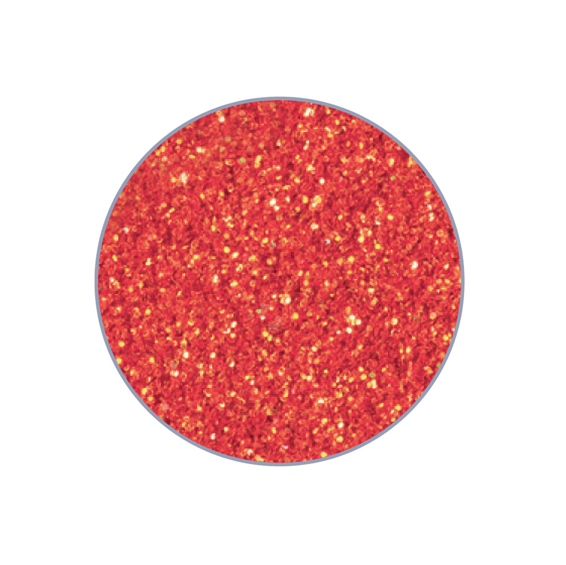 Coloured UV gel glitter for nail design Orange TNS 5 ml