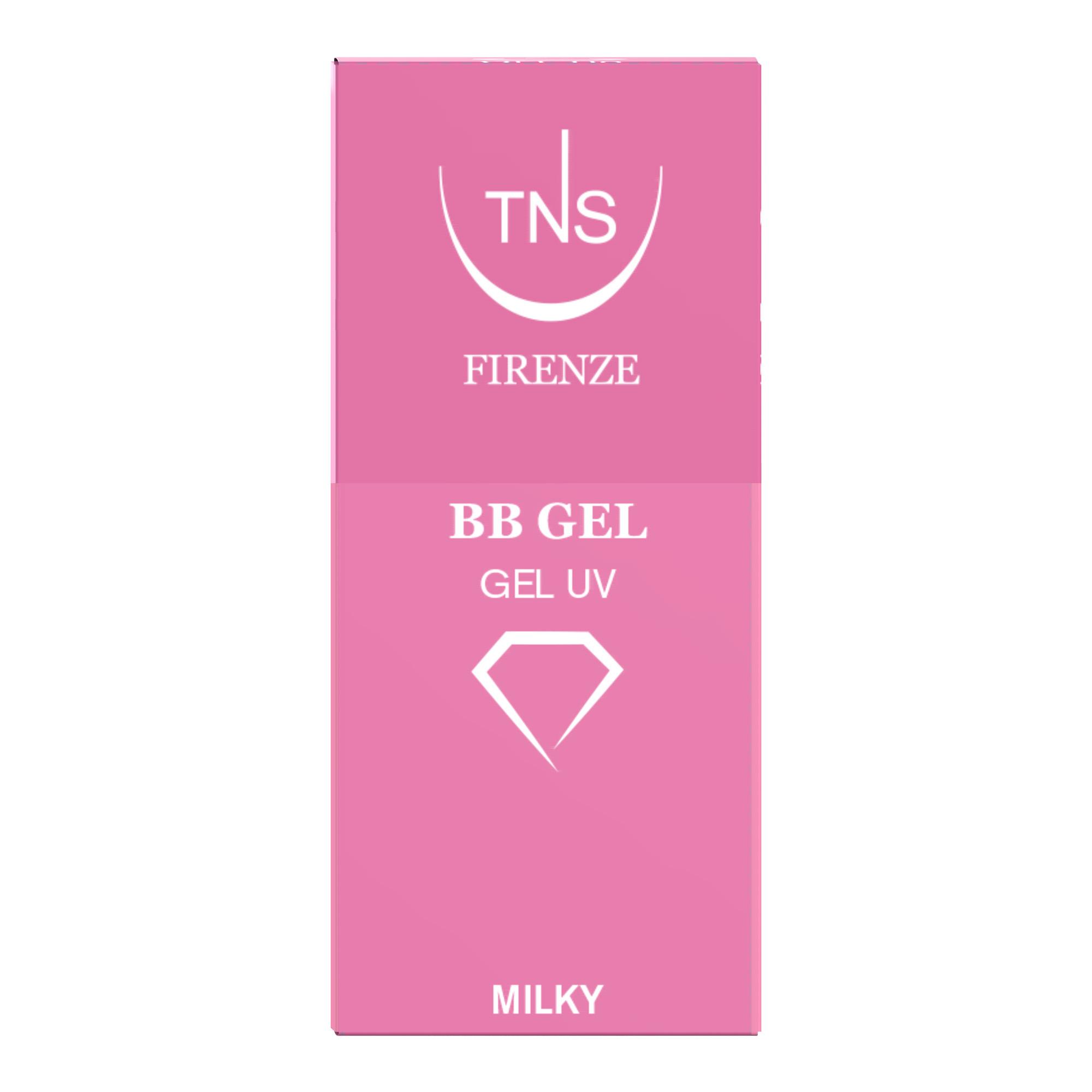 Gel para cubrir uñas lechoso BB GEL Milky TNS 10 ml