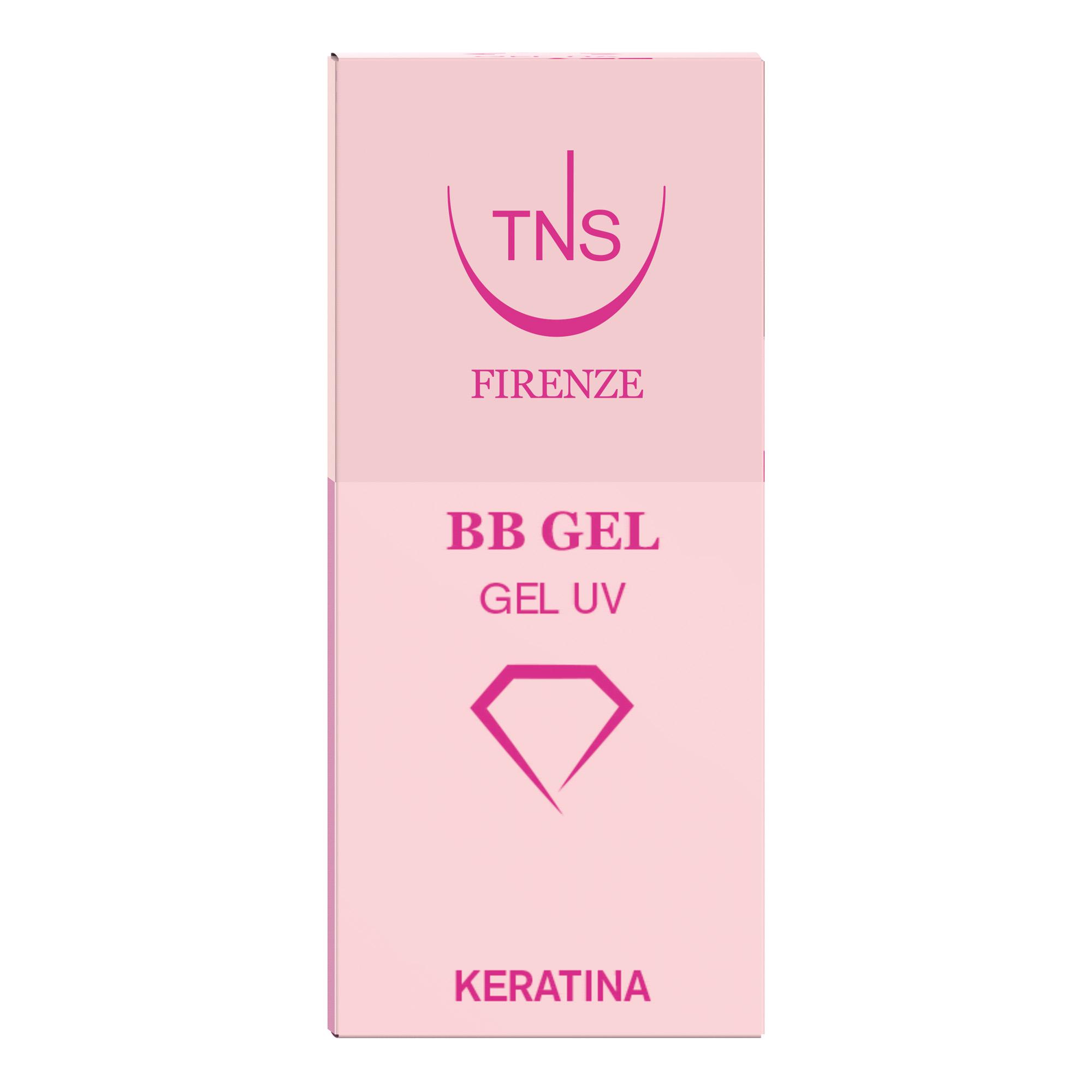 Gel transparente para cubrir las uñas BB GEL Keratina TNS 10 ml