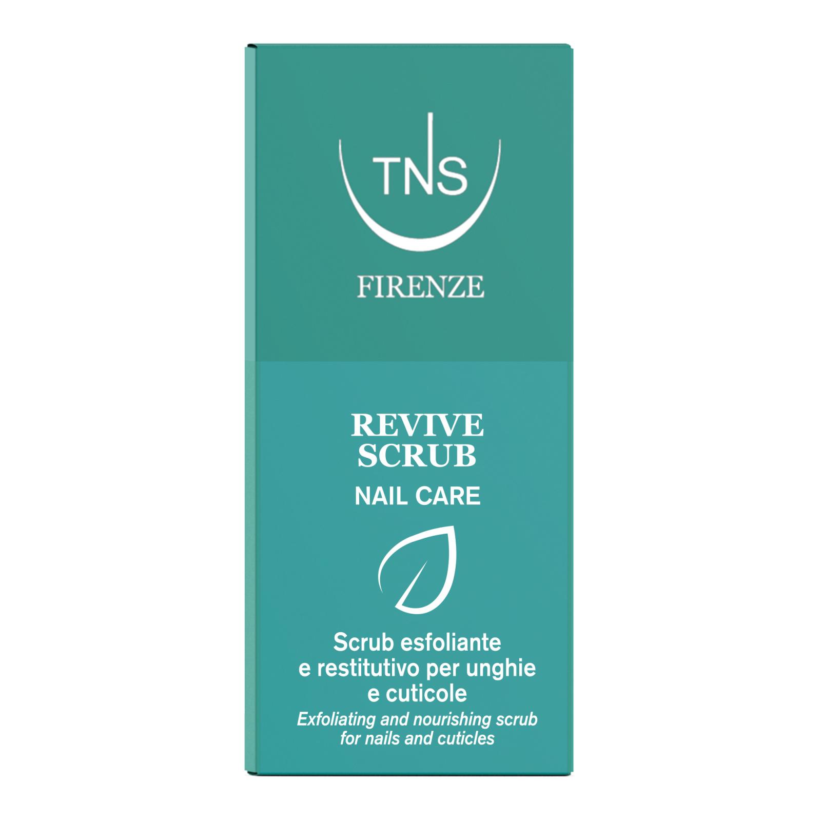 Exfoliating and restorative scrub for dry and damaged nails and cuticles Revive Scrub TNS 10 ml
